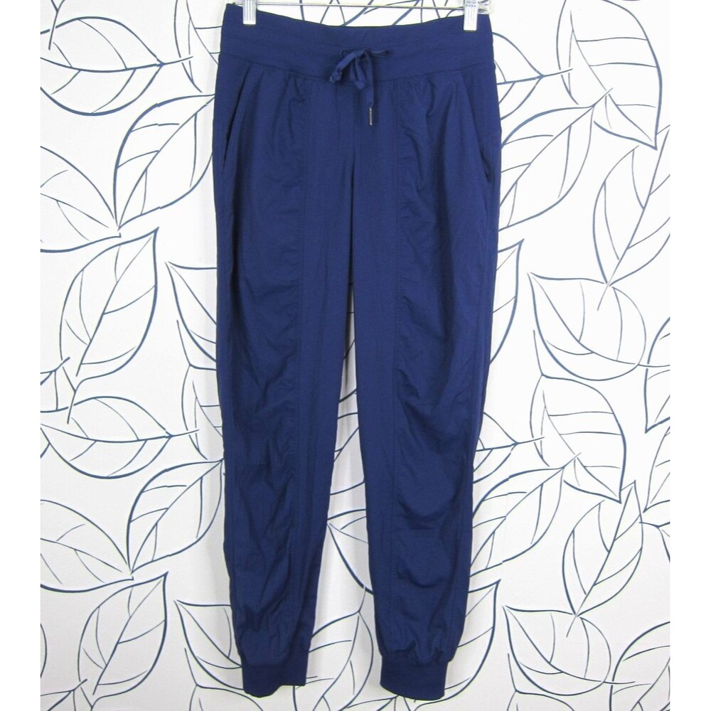 Lululemon Dance Studio Mid-Rise Jogger Full Length Washed Blue size 6